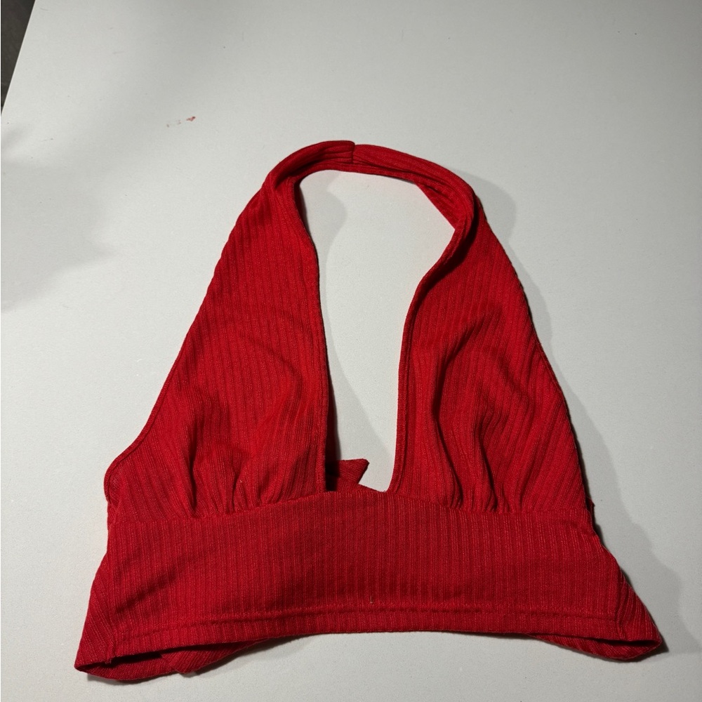 Red Halter Top